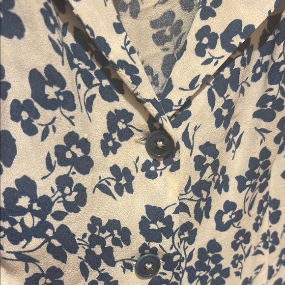 Blue and white Reformation Rilynn dress - Picture 5 of 5